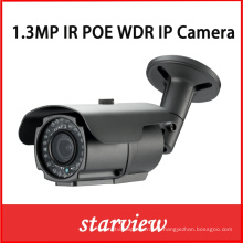 1.3MP IP Poe WDR IR al aire libre Bullet Cámara de seguridad CCTV